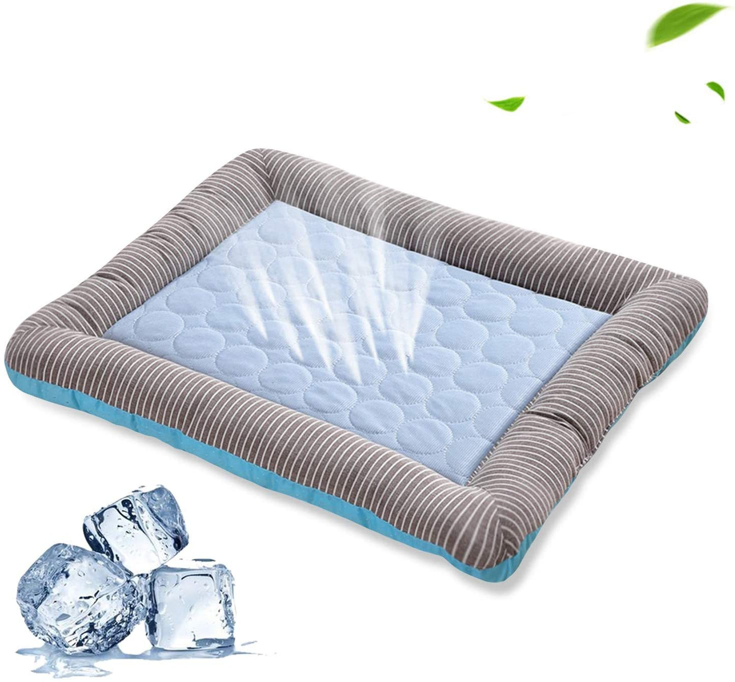 Pet Cooling Pad Bed for Dogs & Cats – Ice Silk Summer Mat