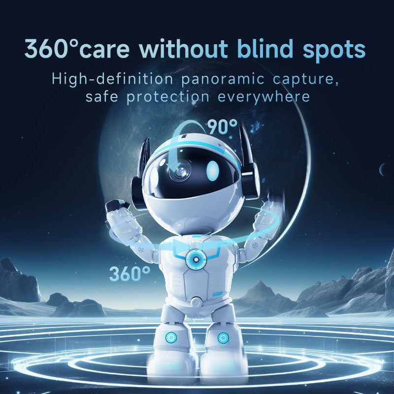 Robot Surveillance Camera – Wireless WiFi Smart Companion with Night Vision & Mobile App Control