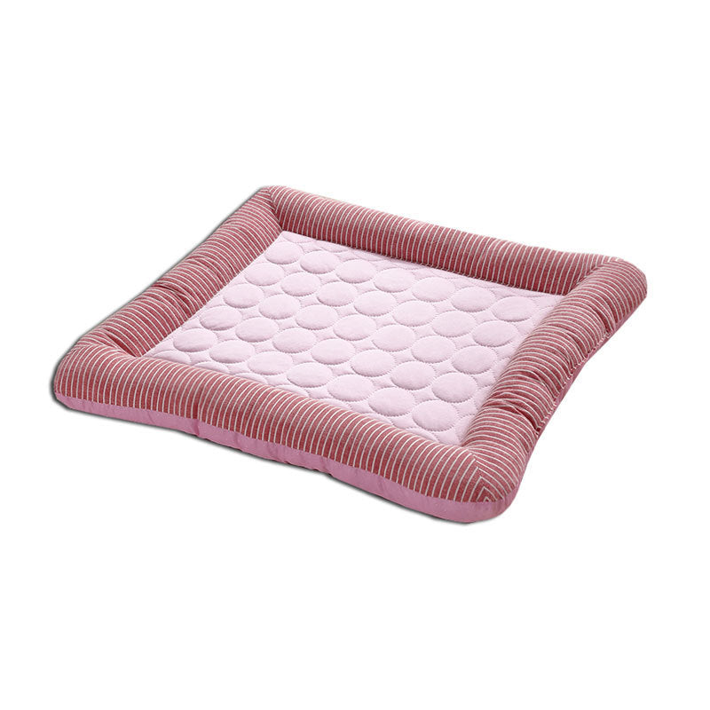 Pet Cooling Pad Bed for Dogs & Cats – Ice Silk Summer Mat