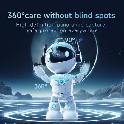 Robot Surveillance Camera – Wireless WiFi Smart Companion with Night Vision & Mobile App Control