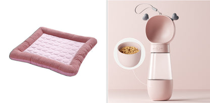Pet Cooling Pad Bed for Dogs & Cats – Ice Silk Summer Mat